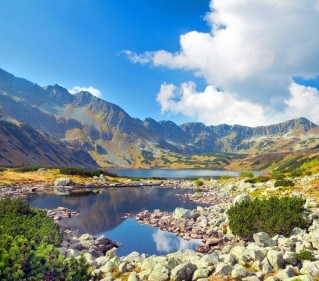 Lake in Tatra Mountain - travel to Poland